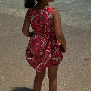 Zara Girls Floral Cutout Dress